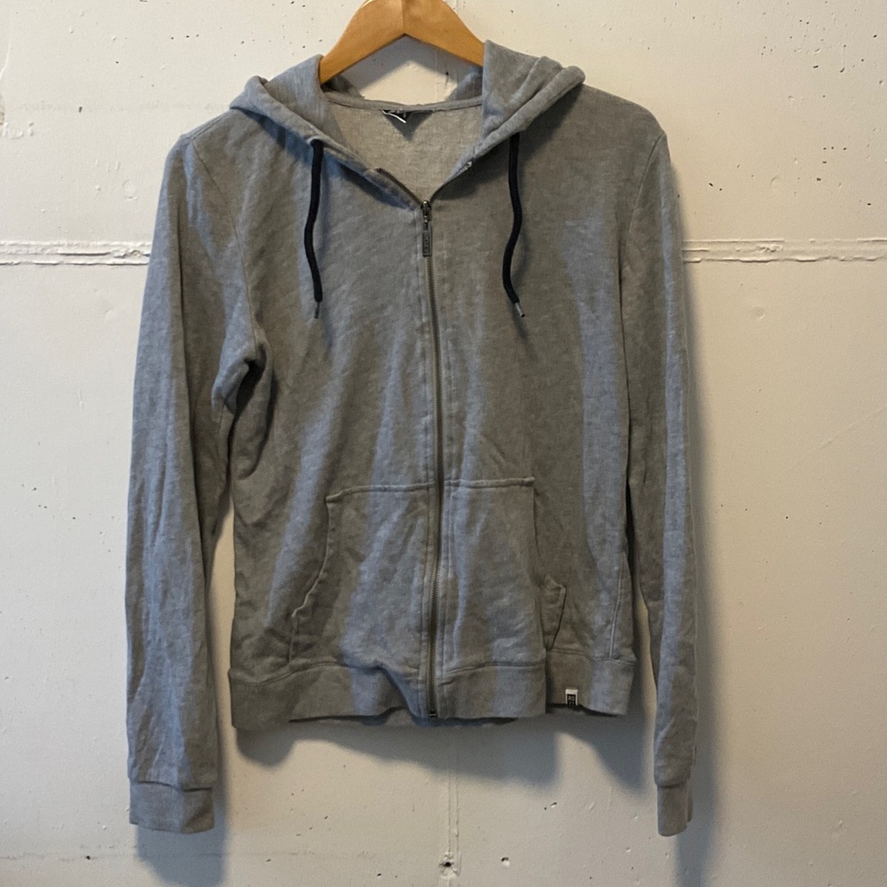 Roxy “Stoked Is The New Black” Gray Zip-Up Hoodie